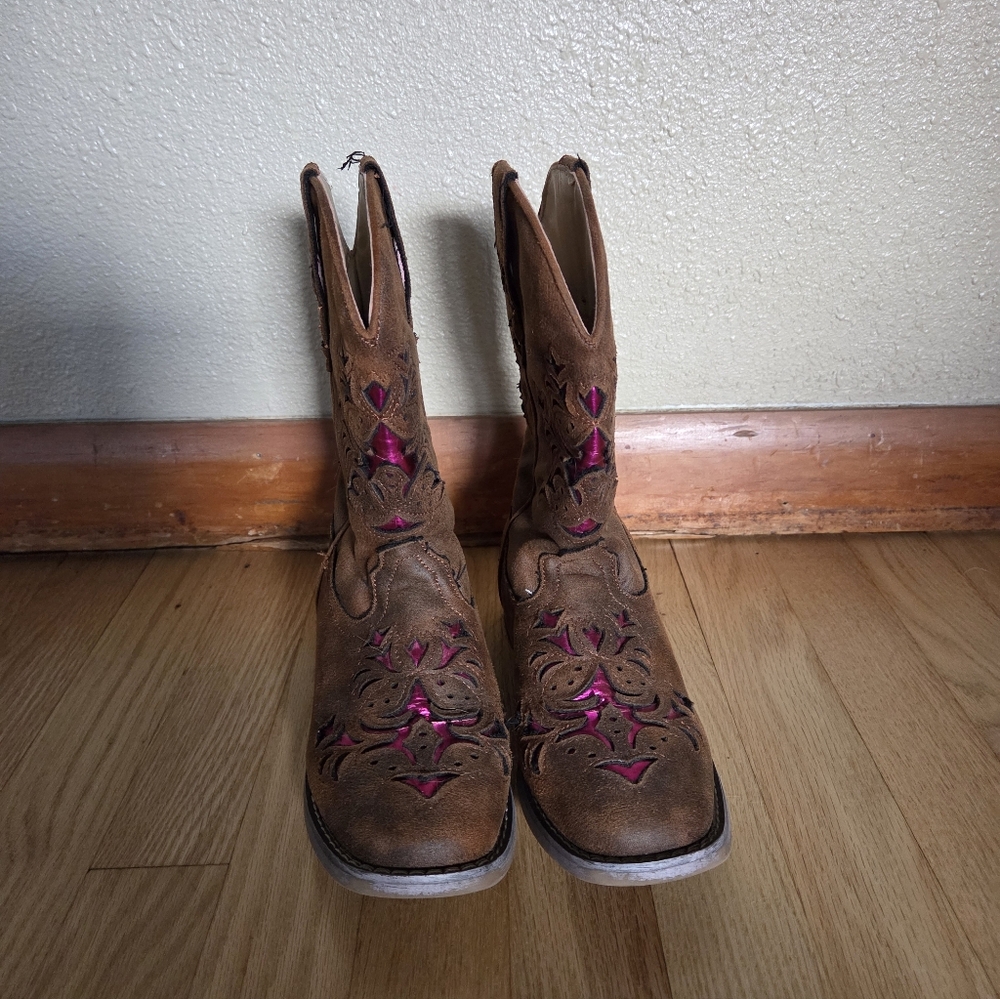 Roper Lola Cowgirl Boots Size 2